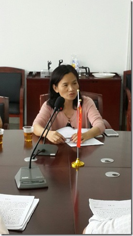 医技药学系党支部书记刘燕发言 医技药学系党支部书记刘燕发言